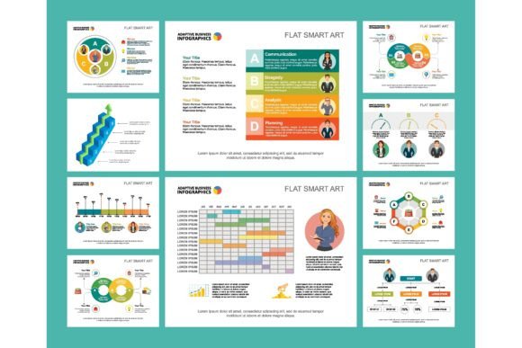 Download Colorful Statistics or Planning Concept - Statistics Collection