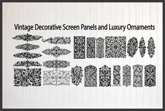 Download Vintage Decorative Screen Panels - Panel Collection
