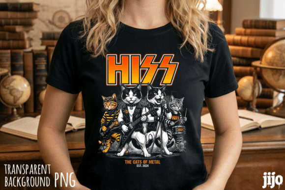 Download Cat Metal Band Hiss PNG - Band Collection