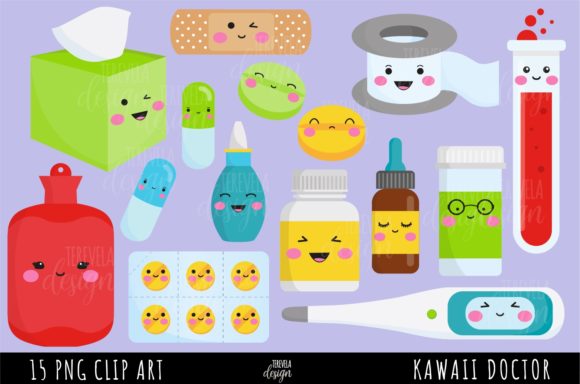 Download KAWAII DOCTOR, PILLS Clipart, Medicine - Doctor Collection