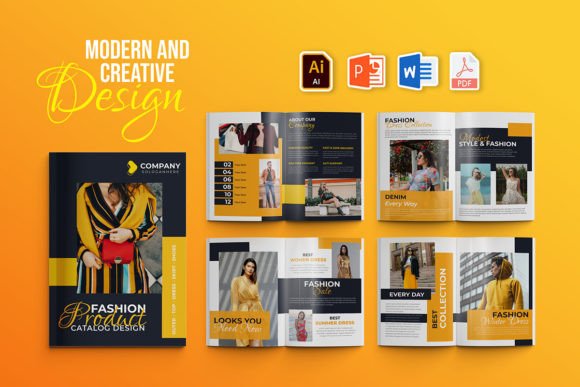 Download Modern Multipurpose Catalogue Template - Modern Collection