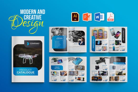 Download Modern Multipurpose Catalogue Template - Modern Collection