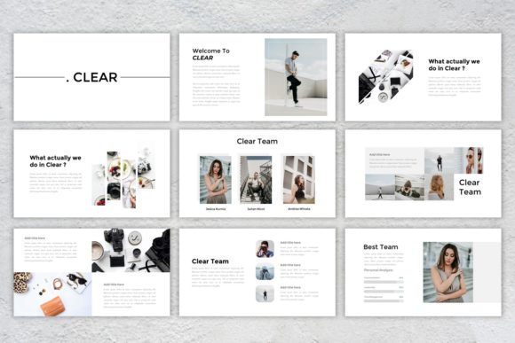 Download Presentation Templates - Clear - Clear Collection
