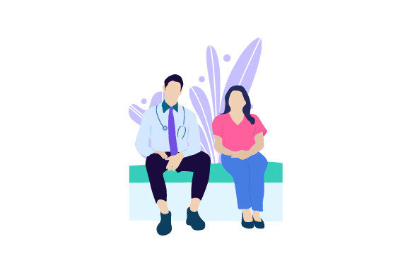 Download Doctor Consulting His Woman Patient - Doctor Collection