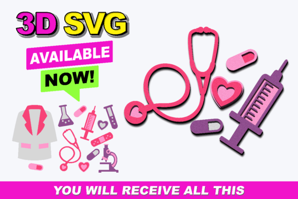 Download Doctor Elements 3D SVG - Doctor Collection